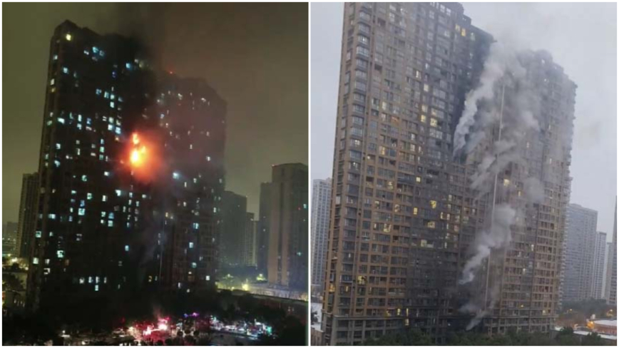 南京居民樓大火已15死44傷 倖存者講述逃生過程
