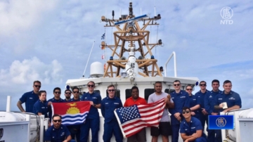 【短讯】美海岸警卫队与基里巴斯警合作 登中国渔船