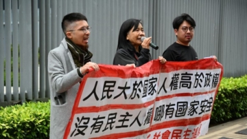 反23条立法 香港民主党派公开抗议并宣读意见书
