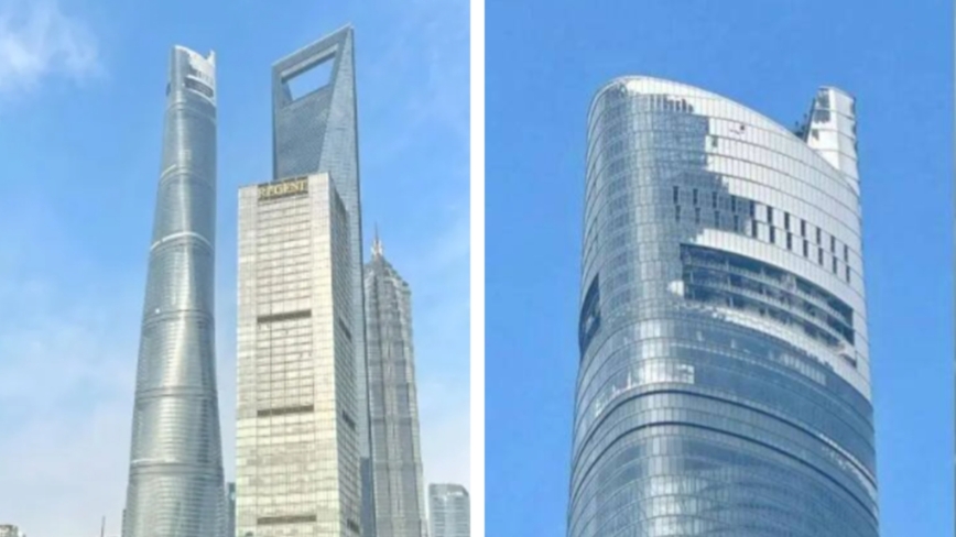 天氣晴好 中國第一高樓卻高層結冰「一夜白頭」