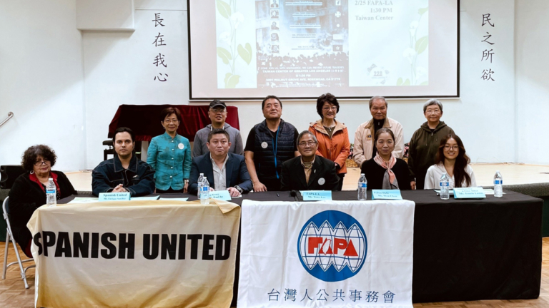 追思二二八 洛城台港西藏等族裔攜手防暴政