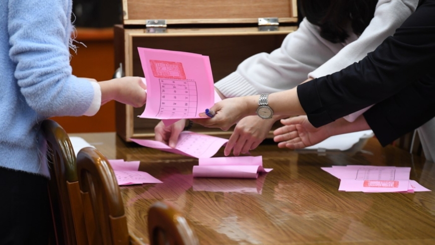 國民黨立委集體亮票 台立院召委選舉藍綠各獲8席