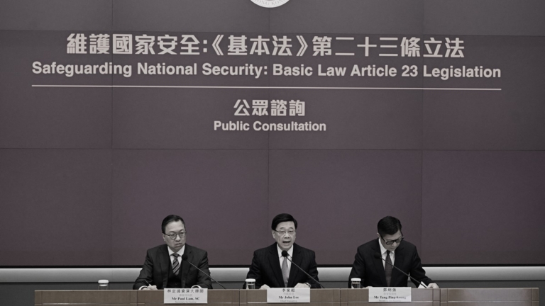 港府23條立法引擔憂 台英美發聲挺港人