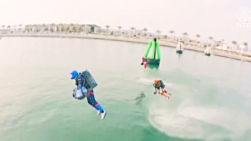 鋼鐵俠飛行夢成真！迪拜舉辦首次噴射飛行大賽