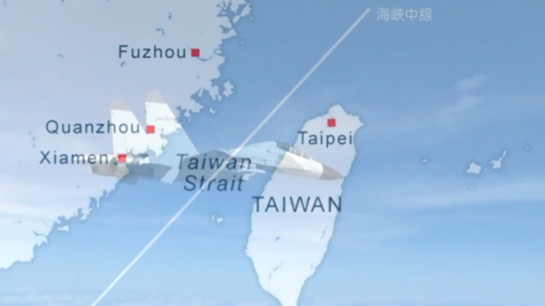 中共稱無海峽中線 台防長：沒緩衝壓力更大