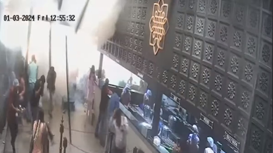 遮臉男用餐後留下手提袋 南印度咖啡廳瞬間爆炸至少8傷