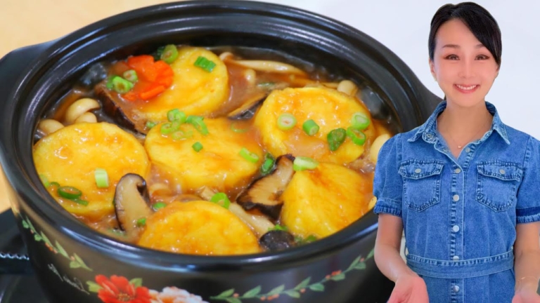 【美食天堂】玉子豆腐蘑菇砂鍋～豆腐不容易破小技巧！只需要20分鐘！