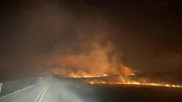 德州北部大火 州长宣布进入灾难状态