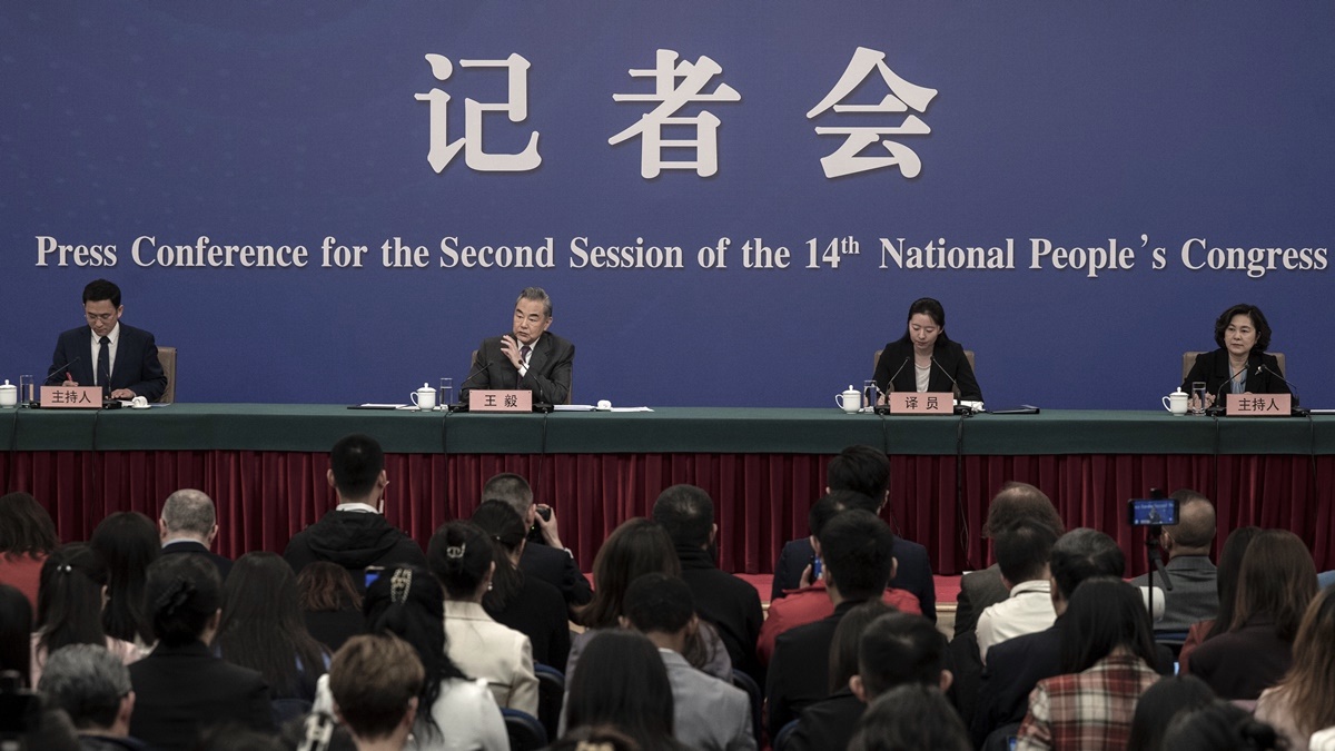 【禁闻】王毅记者会：离间欧美施压台湾 不提秦刚