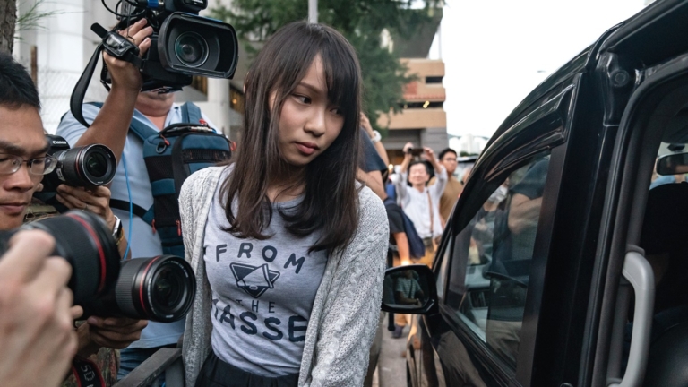 日本民眾：支持周庭為人權與自由繼續努力
