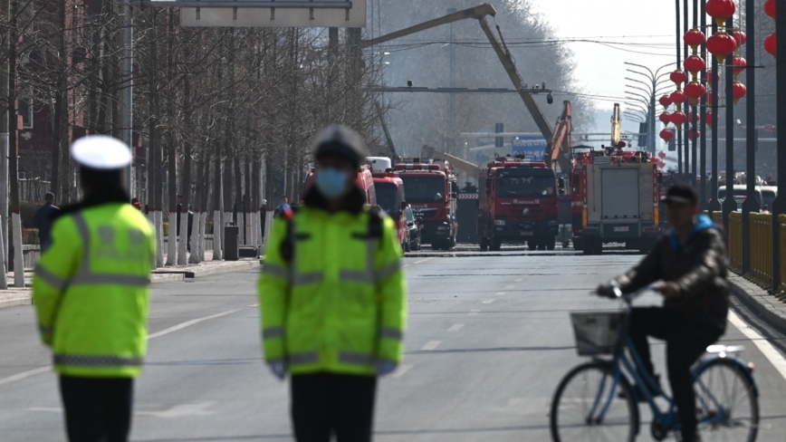 燕郊大爆炸 疑点重重 当局连夜拆除涉事楼