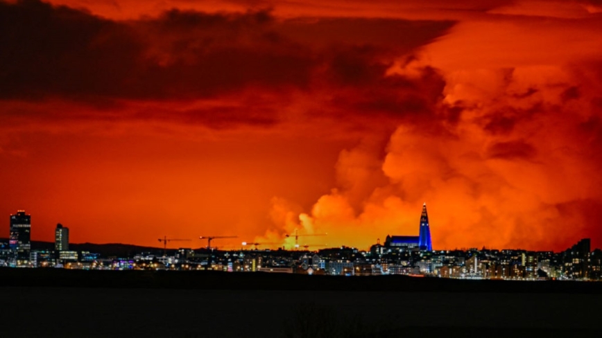 冰島火山近4個月4度噴發 首都機場維持開放
