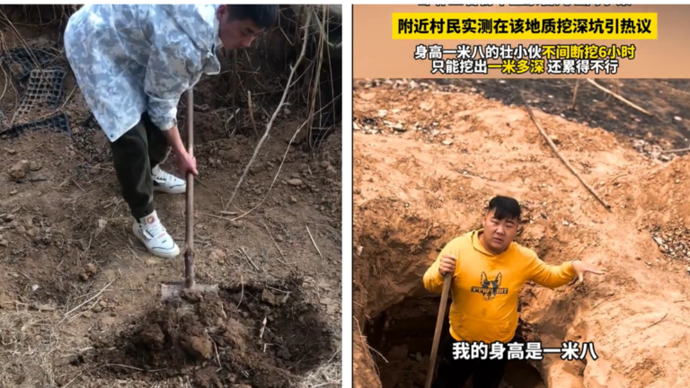 邯鄲殺人案有隱情？受害人父親親測挖坑現蹊蹺(視頻)