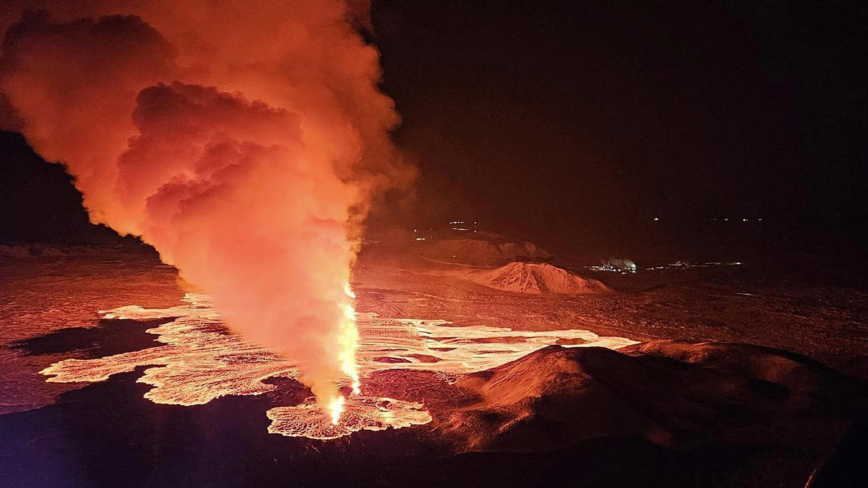 冰岛火山迄今最猛烈喷发 当局宣布紧急状态