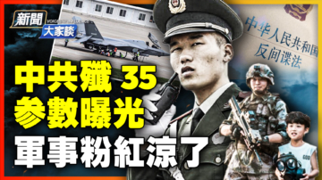 【新闻大家谈】中共“歼35”参数曝光 粉红凉了