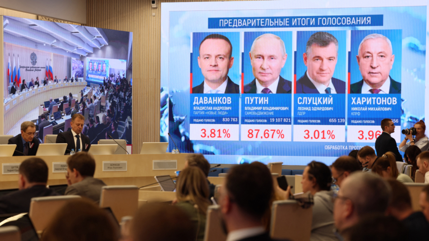 俄羅斯大選普京獲連任 國際指責選舉不公