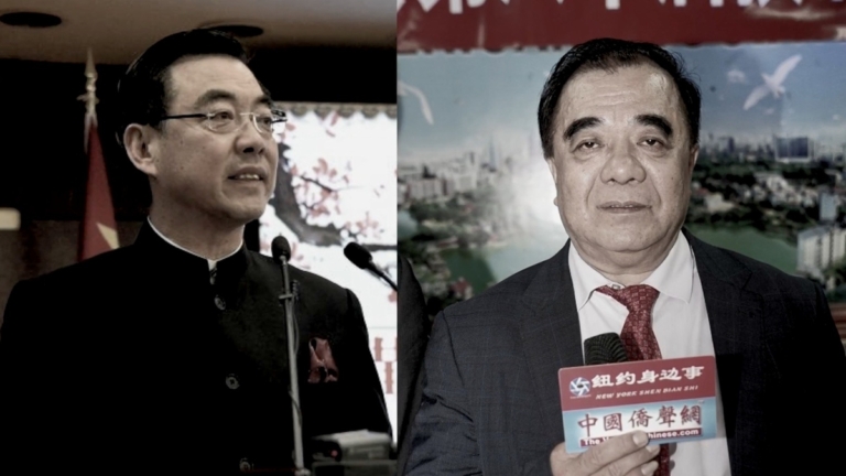 紐約「愛國僑領」大罵：送中共總領事黃屏進監獄