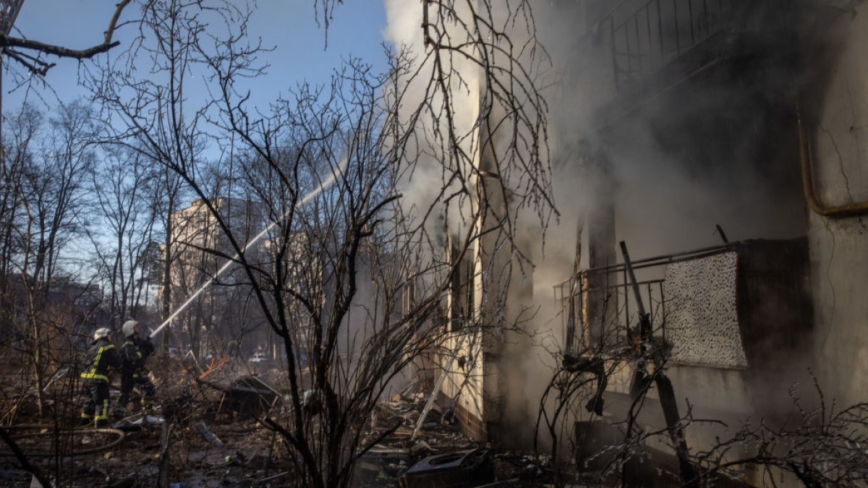 烏軍通報俄大規模空襲威脅 基輔傳出數十爆炸聲響