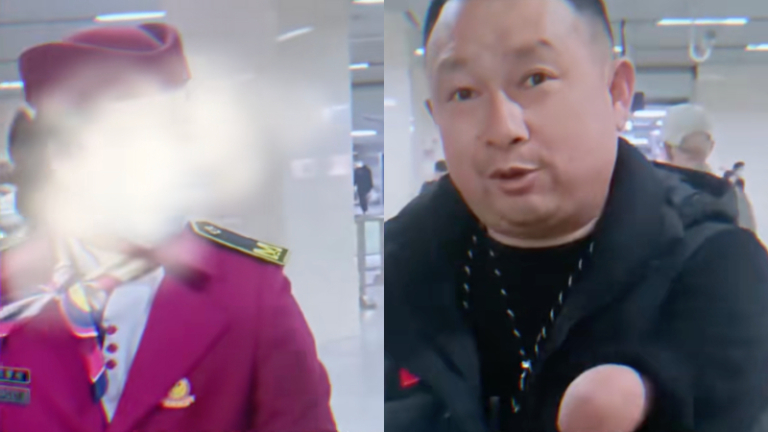 武漢無臂男乘地鐵被攔：沒殘疾證不算（視頻）