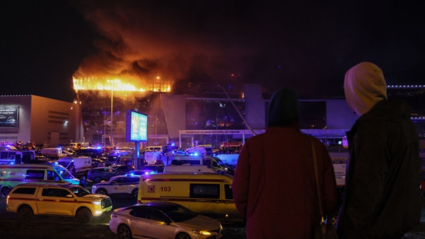 莫斯科音乐厅恐袭 乌克兰称与其无关 ISIS-K称犯案