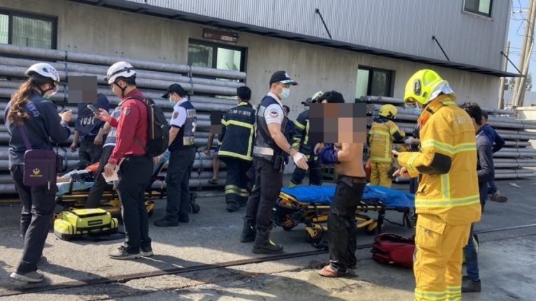 疑灌模作業異常 高雄工廠爆炸2死6傷