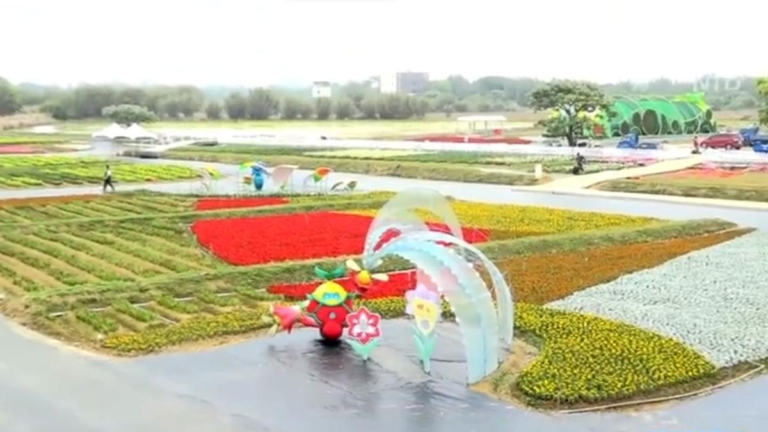 2024桃園溪海花卉春季展 17萬株花朵綻放