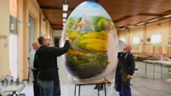 克羅地亞展巨型彩蛋 傳遞復活節傳統