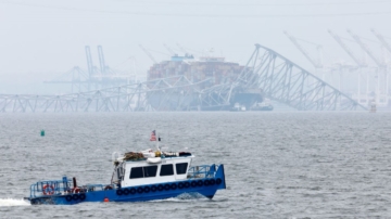 力求恢復港口暢通 美開始清理巴爾的摩大橋殘骸