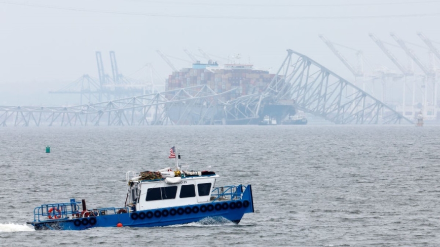 力求恢復港口暢通 美開始清理巴爾的摩大橋殘骸