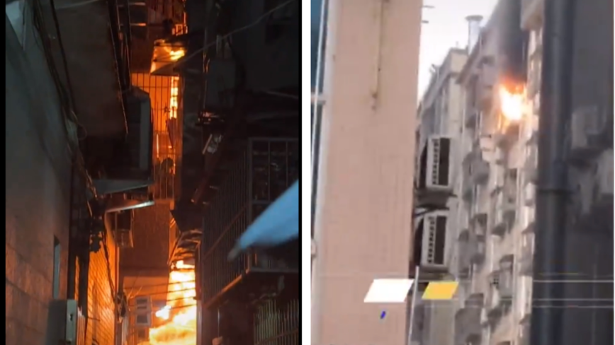 廈門城中村發生火災 夫婦和兩孩子死亡