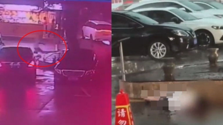 廣西男子在海南遭雷擊身亡 監控拍下事發瞬間