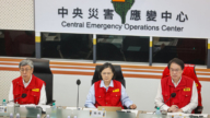 花蓮強震 總統指揮救災 AIT主席：與台站一起