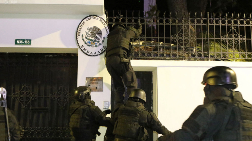 厄瓜多爾警察闖墨西哥使館抓前副總統 兩國鬧掰