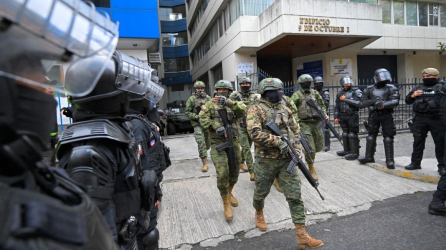 硬闯大使馆逮人 墨西哥、尼加拉瓜与厄瓜多尔断交