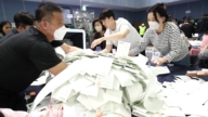 【短訊】韓國議會選舉計票開始
