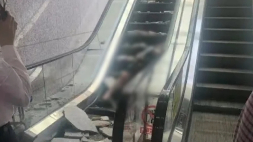 重慶地鐵站石磚脫落 孕婦被砸重傷 心跳已停兩次