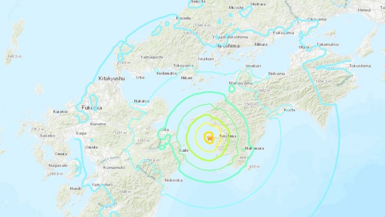 日本四國島發生6.4級地震 未發海嘯警報