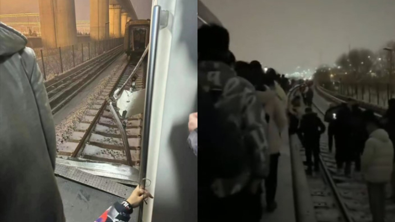 北京地鐵5號線一列車突發故障 上班族罵翻天