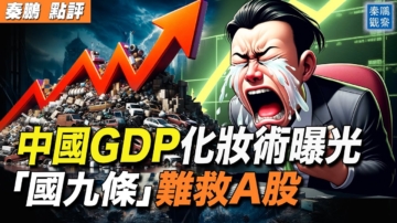 【秦鹏观察】中国GDP化妆术曝光 国九条难救市