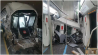 西安地鐵試車 撞爛車頭照片熱傳 當局急封消息