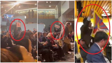 不止两名女学生抗议 中共大使谢锋演讲被三度打断