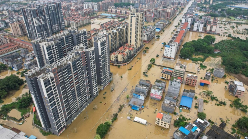 广东山洪预警411个  多地停课、停运、停航