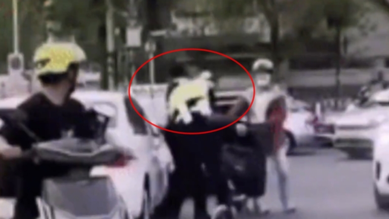 天津2交警馬路中間互毆 視頻熱傳