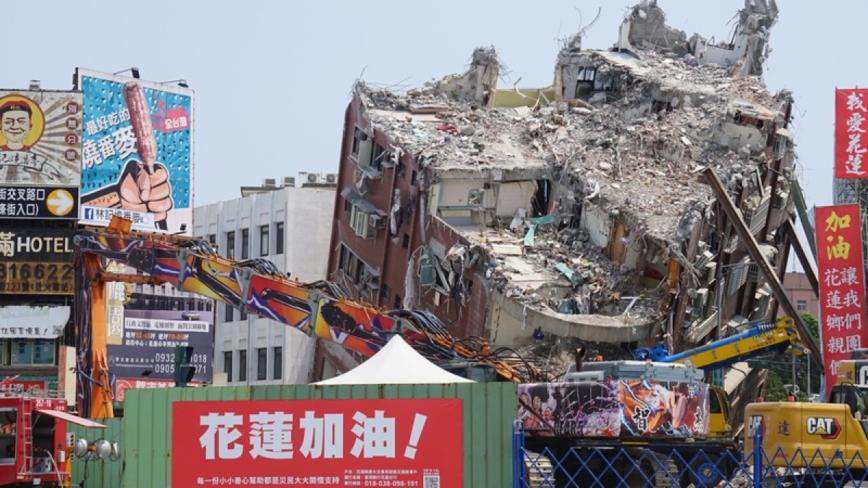 花蓮今晨再震 破千起地震釋放42顆原子彈能量