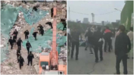 傳武漢村民反強拆 用磚石鍬鋤擊退特警隊（視頻）