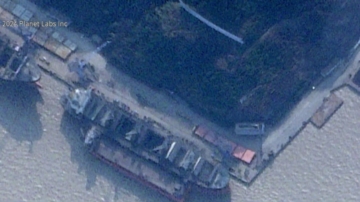 【短訊】衛星圖片：受制裁的俄羅斯貨船停泊在中國