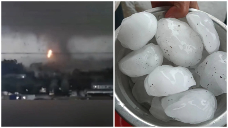 龍捲風冰雹強雷雨 廣州五發雙紅預警（視頻）
