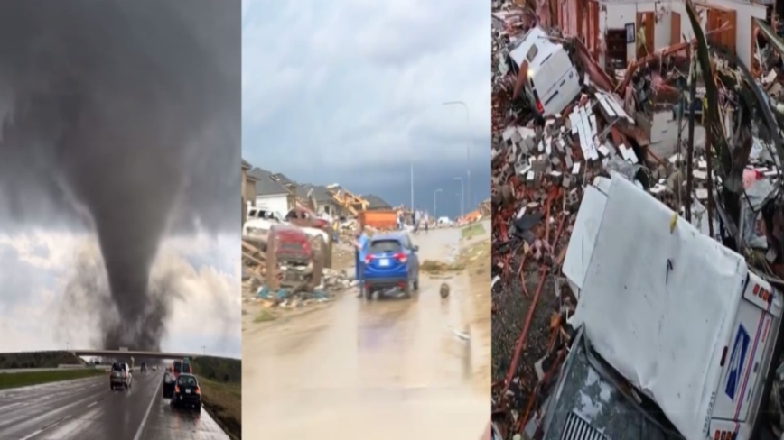 上百破坏惊人龙卷风 横扫美中多州至少2死