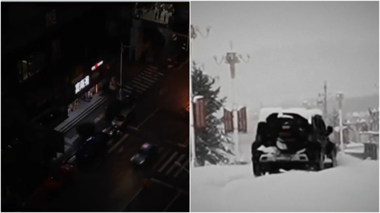 天降異象！長沙白晝變黑夜 河北內蒙多地飄雪