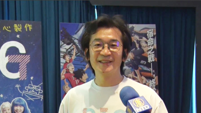 台灣電影導演魏德聖祝李洪志老師生日快樂